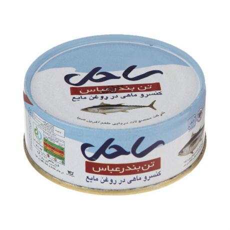 کنسرو ماهی تون در روغن مایع ساحل 120 گرمی