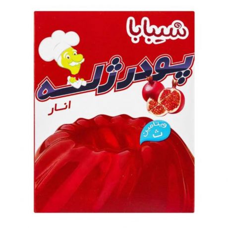 پودر ژله انار شیبابا 100 گرمی