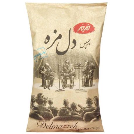 چیپس دل مزه موسیر مزمز190 گرم