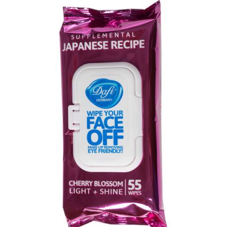 دستمال مرطوب پاک کننده ارایش دافی مدل Japanese Recipe