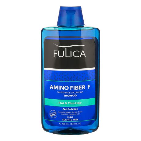 شامپو تقویت کننده و حجم دهنده موی سر فولیکا fulica حاوی آمینو اسید 400 میلی لیتری