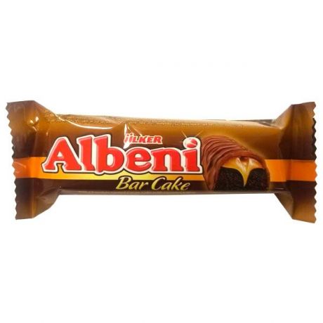 بار کیک کاراملی شکلاتی اولکر Albeni وزن 30 گرم