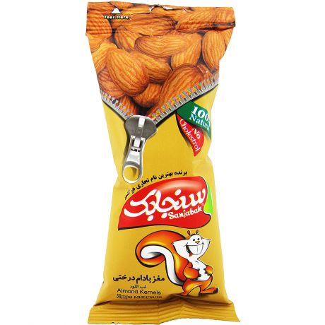 مغز بادام درختی سنجابک 35 گرم