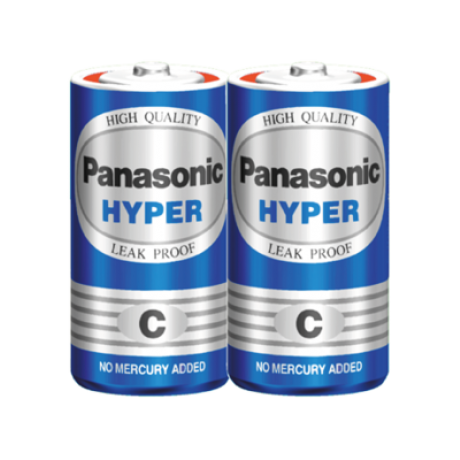 باتری متوسط پاناسومیک مدل HYPER بسته 2 عددی