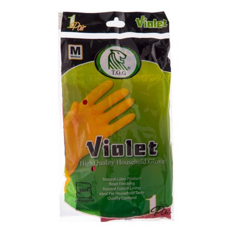 دستکش ساق کوتاه سایز متوسط ویولت 