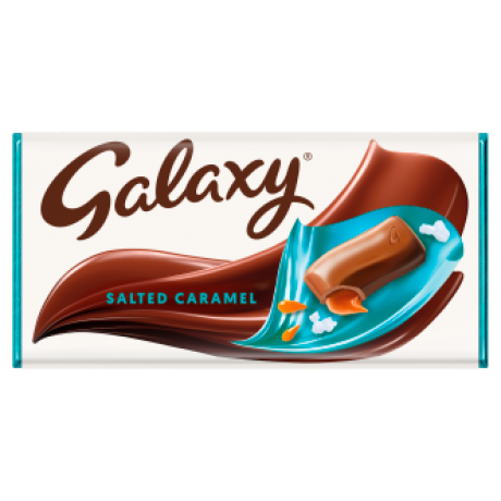 شکلات شیری گلکسی Galaxy با کارامل نمکی 135 گرم