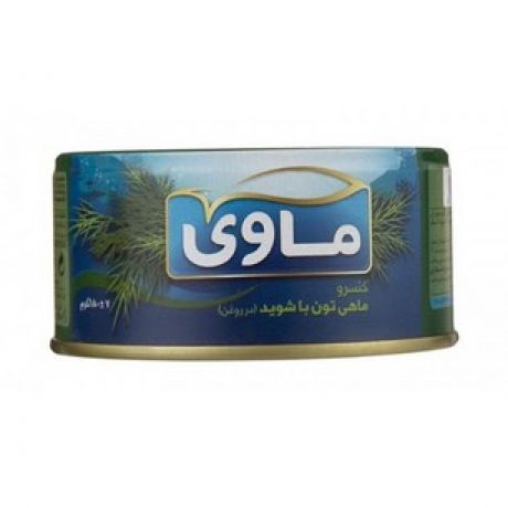 کنسرو تن ماهی با شوید در روغن ماوی 180 گرم