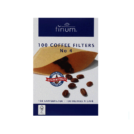 فیلتر قهوه 100 عددی سایز 4 Finum فینوم