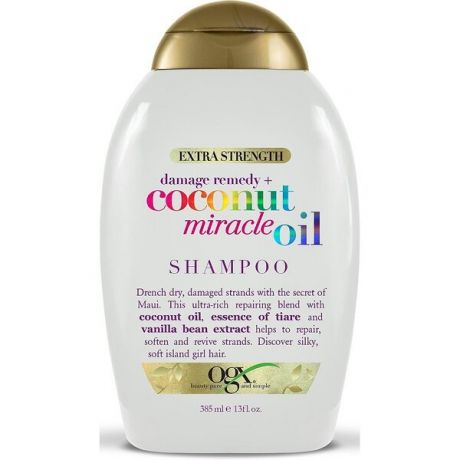 شامپو نرم کننده مو نارگیل ogx coconut miracle oil SHAMPOOاو جی اکس385 میلی لیتر