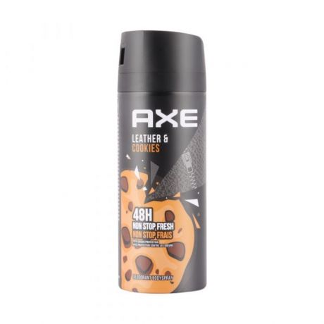 بادی اسپری آکس AXE مدل Leather & Cookies حجم 150 میلی لیتر