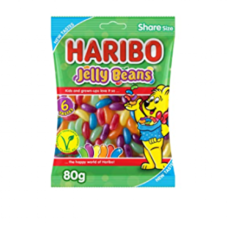 پاستیل وگان هاریبو Haribo مدل jelly Beans حجم 32 گرم