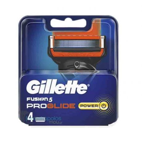 تیغ یدک فیوژن ژیلت مدل ProGlide power پروگلاید پاور 4 عددی 5 تیغه