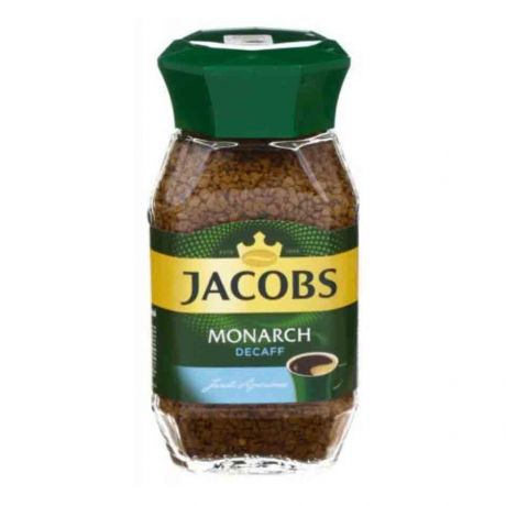 قهوه فوری جاکوبز Jacobs بدون کافئین مدل Monarch حجم 95 گرم