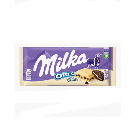 شکلات سفید اورئو milka میلکا 100 گرم