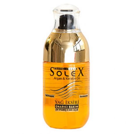 روغن مو آرگان و کراتین Solex سولکس 100 میلی لیتر