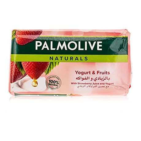 صابون حمام PALMOLIVE پالمولیو با رایحه رایحه توت فرنگی و ماست 170 گرم