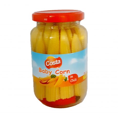 بچه ذرت در سرکه و فلفل Costa کاستا 370 گرم