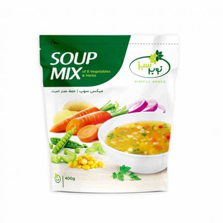 سوپ سبزیجات نوبر سبز 400 گرم