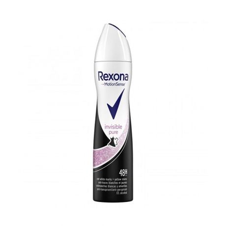 اسپری ضد تعریق زنانه Rexona رکسونا مدل invisible pure حجم 200 میلی لیتر