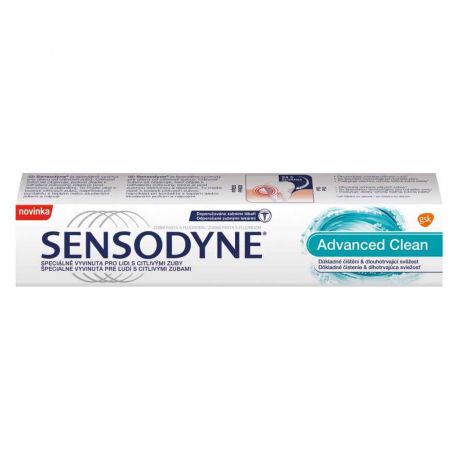 خمیر دندان سنسوداین Sensodyine مدل Advanced Clean حجم 75 میل