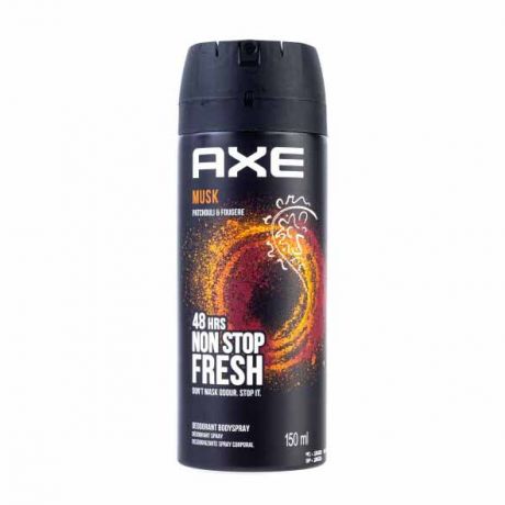 اسپری دئودورانت بدن Axe آکس مدل Musk حجم 150 میلی لیتر