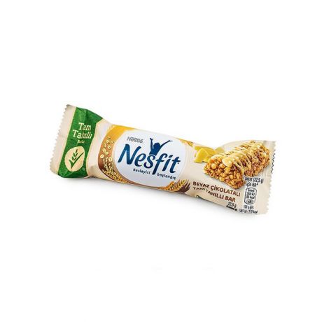 غلات بار Nesfit نستله حاوی شکلات سفید 22 گرم