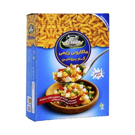 ماکارونی رژیمی کم پروتئین (P.K.U) زانویی آی سودا 400 گرم