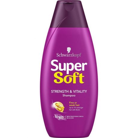شامپو گیاهی Schwarzkopf شوارزکوف lمدل Strength & Vitality حجم 400 میلی لیتر