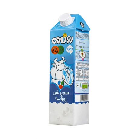 سوپر شیر نیم چرب روزانه 1 لیتری