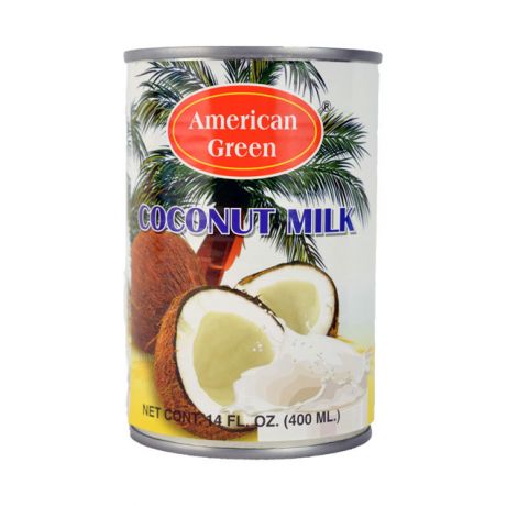 شیر نارگیل بدون شکر ۴۰۰ میل امریکن گرین 