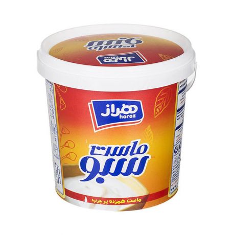 ماست همزده پرچرب هراز سبو سطلی 1500 گرم