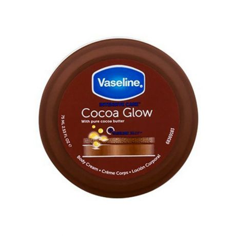 کرم بدن کره کاکائو وازلین Vaseline مدل Cocoa Glow حجم 75 میل