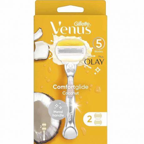 خودتراش ونوس ( Venus ) 5 تیغه 2 سری مدل Olay Plus ژیلت