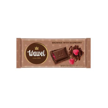 شکلات تخته ای واول Wawel مدل براونی و تمشک ( Brownie With Raspberry ) 100 گرم
