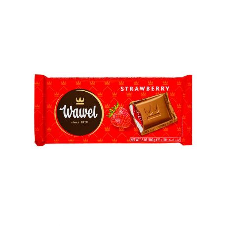 شکلات تخته ای واول Wawel مدل توت فرنگی ( Strawberry ) 100 گرم