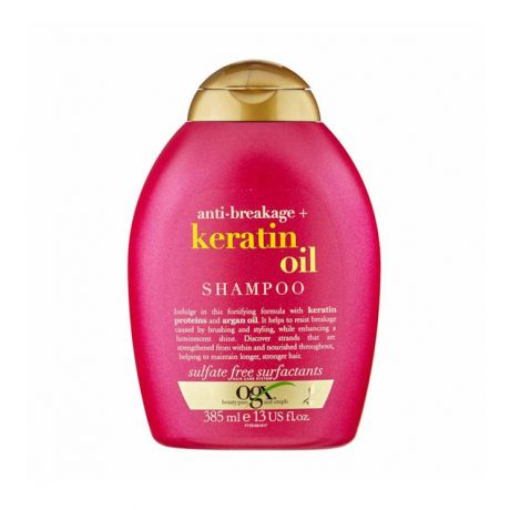 شامپو ضد شکستگی حاوی کراتین او جی ایکس مدل keratin oil حجم 385 میلی لیتر