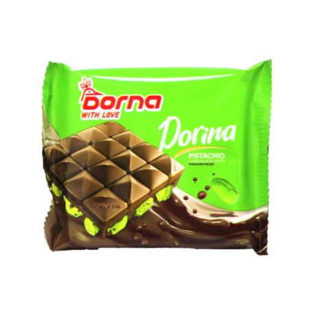 شکلات ساده با مغز پسته درینا درنا 60 گرم