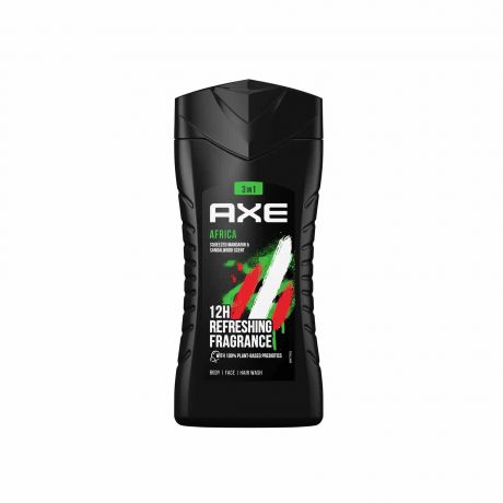 شامپو 3 در 1  سر و صورت بدن آکس Axe مدل Frica حجم 250 میل