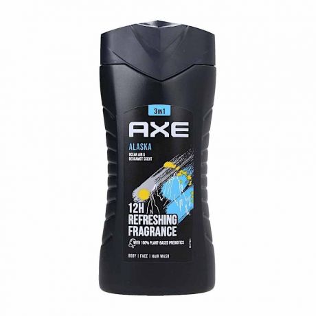 شامپو 3 در 1 سر و صورت بدن آکس Axe مدل Alaska حجم 250 میل