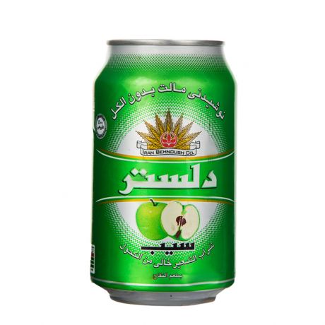 دلستر قوطی سیب گازدار بهنوش 330 میلی لیتر