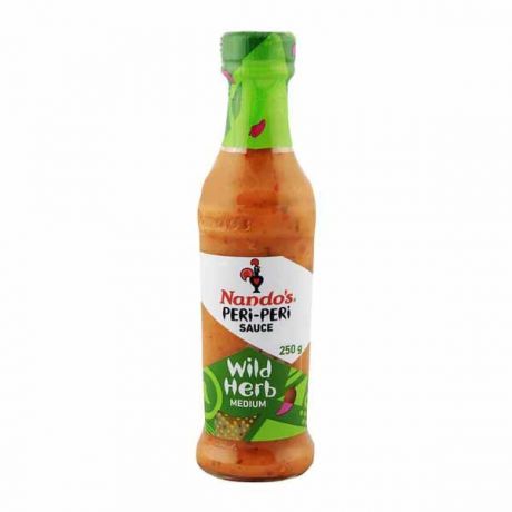 سس اکسترا تند پری پری ناندوز Nandos مدل Wild Herb حجم 250 گرم