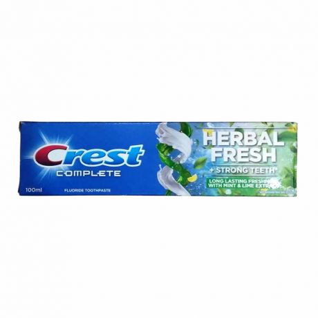 خمیر دندان کرست Crest مدل Complete Herbal Fresh حجم 100 میل