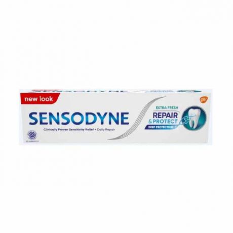 خمیر دندان سنسوداین Sensodyne مدل Extra Fresh Repair & Protect حجم 100 گرم