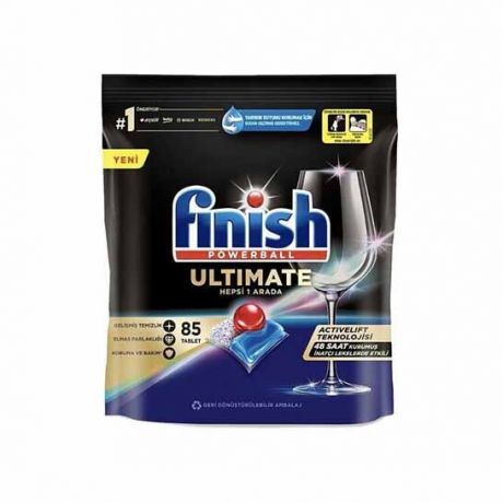 قرص ماشین ظرفشوییی فینیش Finish مدل Ultimate بسته 85 عددی