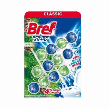 خوشبو کننده توالت فرنگی برف Bref مدل Classic بسته 3 عددی