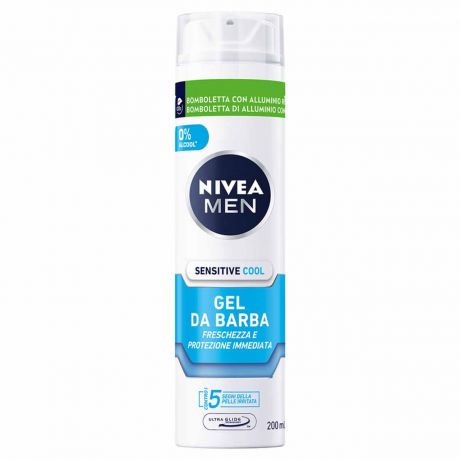 ژل اصلاح نیوآ مدل Sensitive Cool حجم 200 میلی لیتر