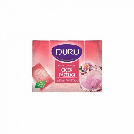 صابون حمام دورو Duru حاوی رایحه گل های بهاری بسته 4 عددی
