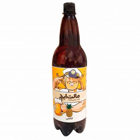 نوشیدنی مالت آناناس (بدون الکل) مالت ایچ 1 لیتری