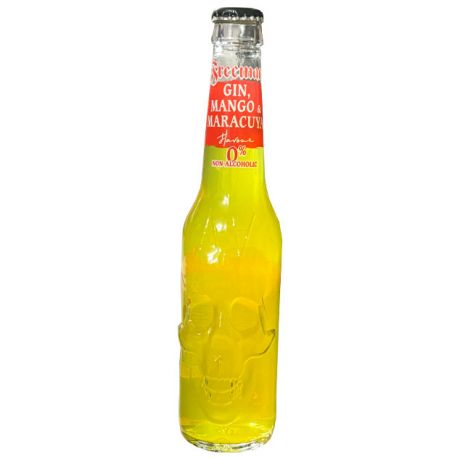 نوشیدنی بدون الکل شیشه ای فریمان Freeman مدل Gin Mango Maracuya حجم 330 میلی لیتر