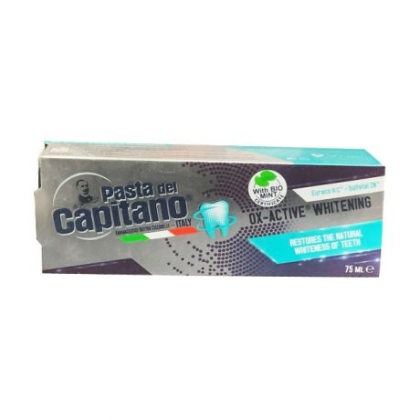 خمیر دندان سفید کننده (Ox Active Whitening) پاستا دل کاپیتانو Pasta del Capitano حجم 75 میل
